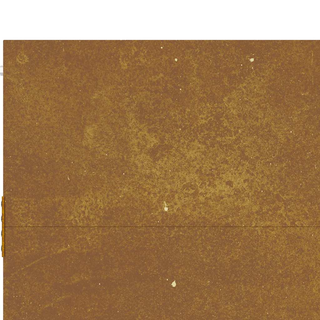 Gartentor 85x175 cm Cortenstahl