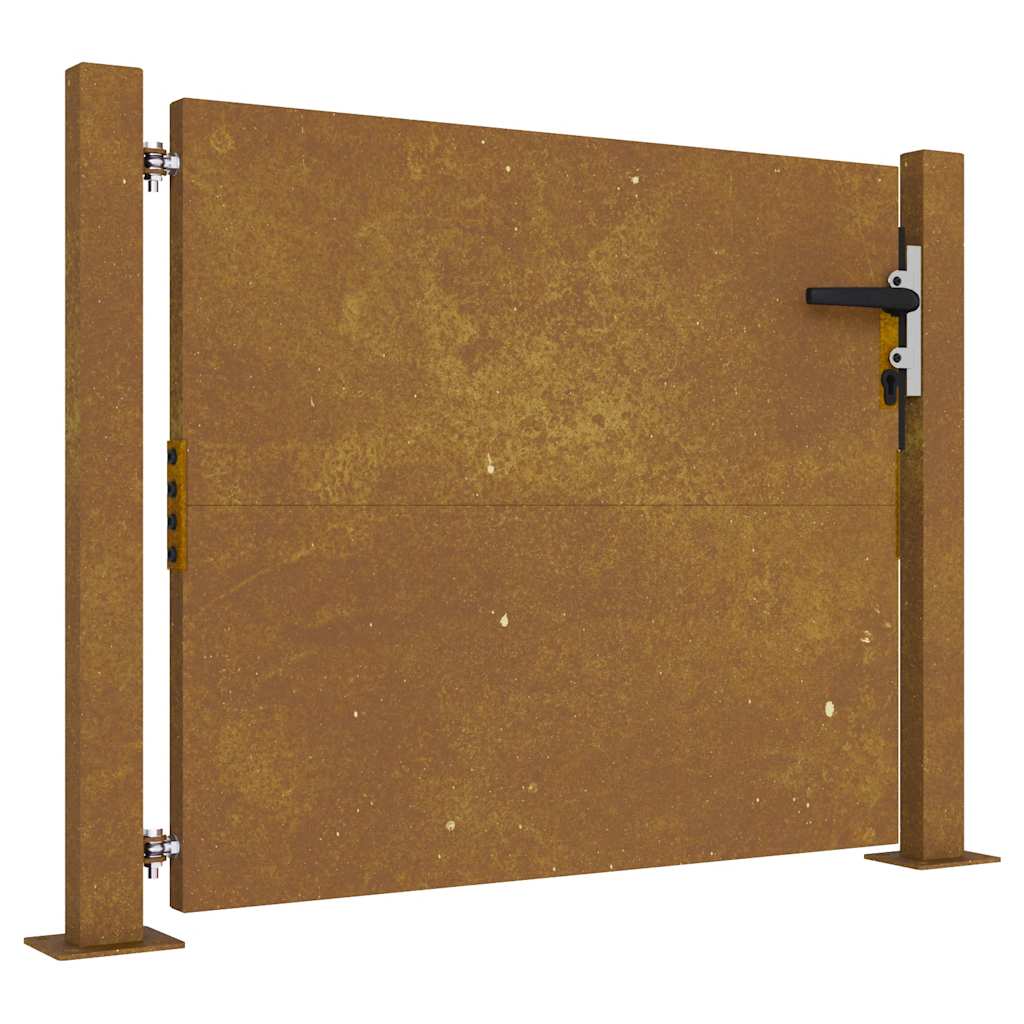 Gartentor 105x105 cm Cortenstahl