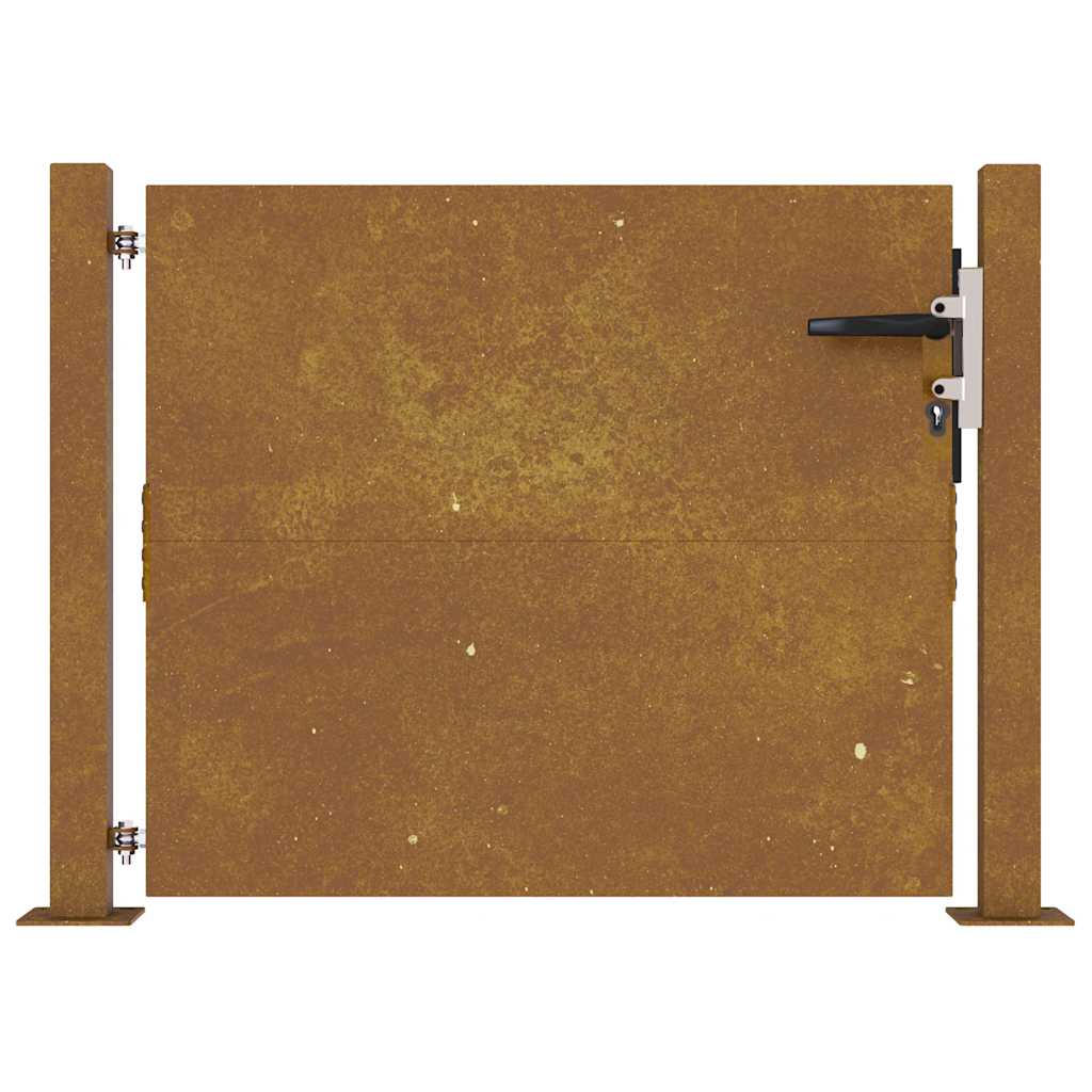 Gartentor 105x105 cm Cortenstahl