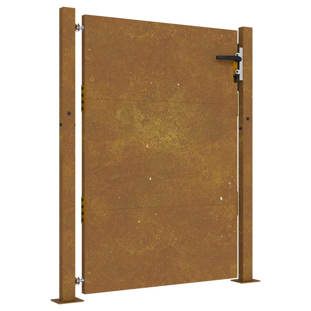 Gartentor 105x155 cm Cortenstahl