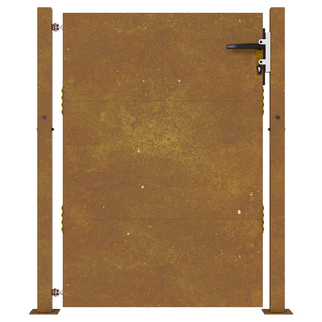 Gartentor 105x155 cm Cortenstahl
