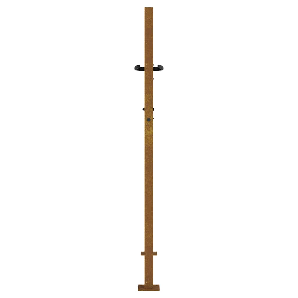 Gartentor 105x155 cm Cortenstahl