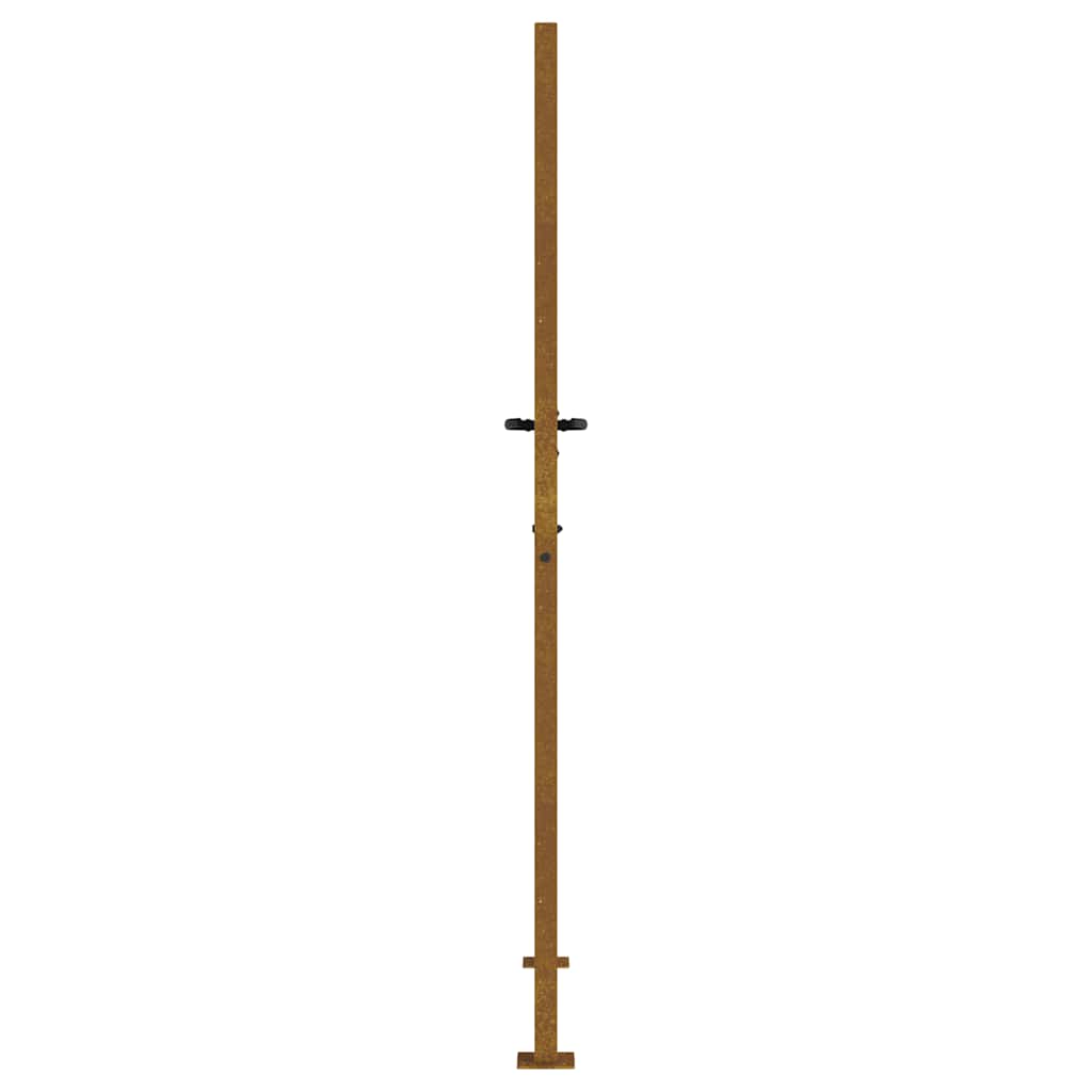 Gartentor 105x205 cm Cortenstahl