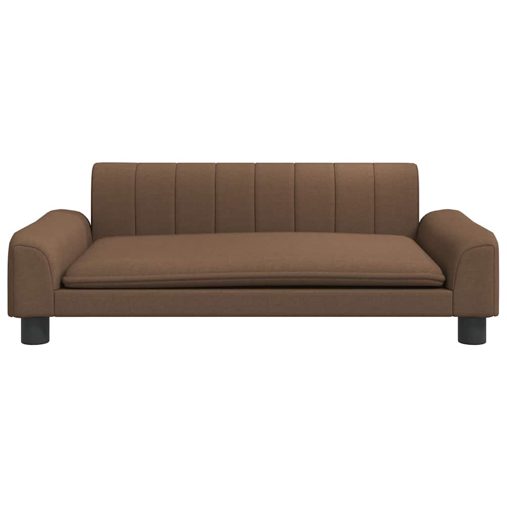Hundebett Braun 90x53x30 cm Stoff