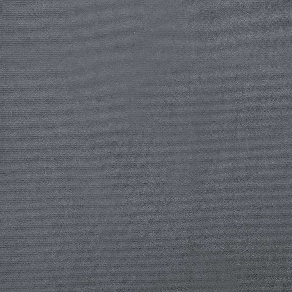 Hundebett Dunkelgrau 70x45x26,5 cm Samt