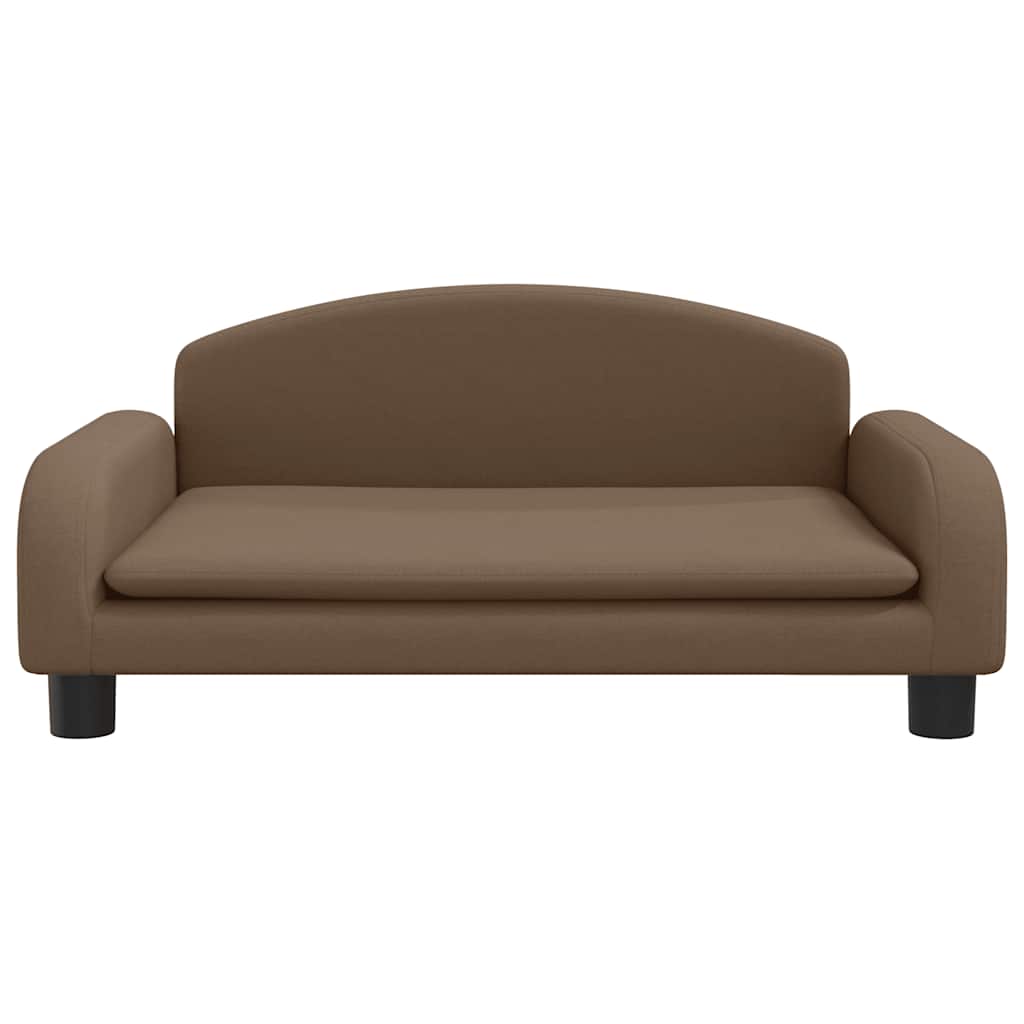 Dog bed brown 70x45x30 cm fabric