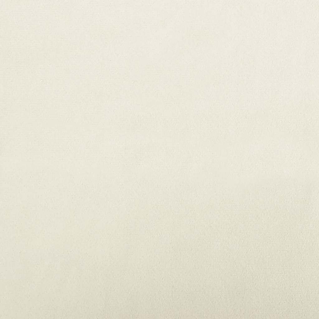 Hundebett Creme 100x54x33 cm Samt