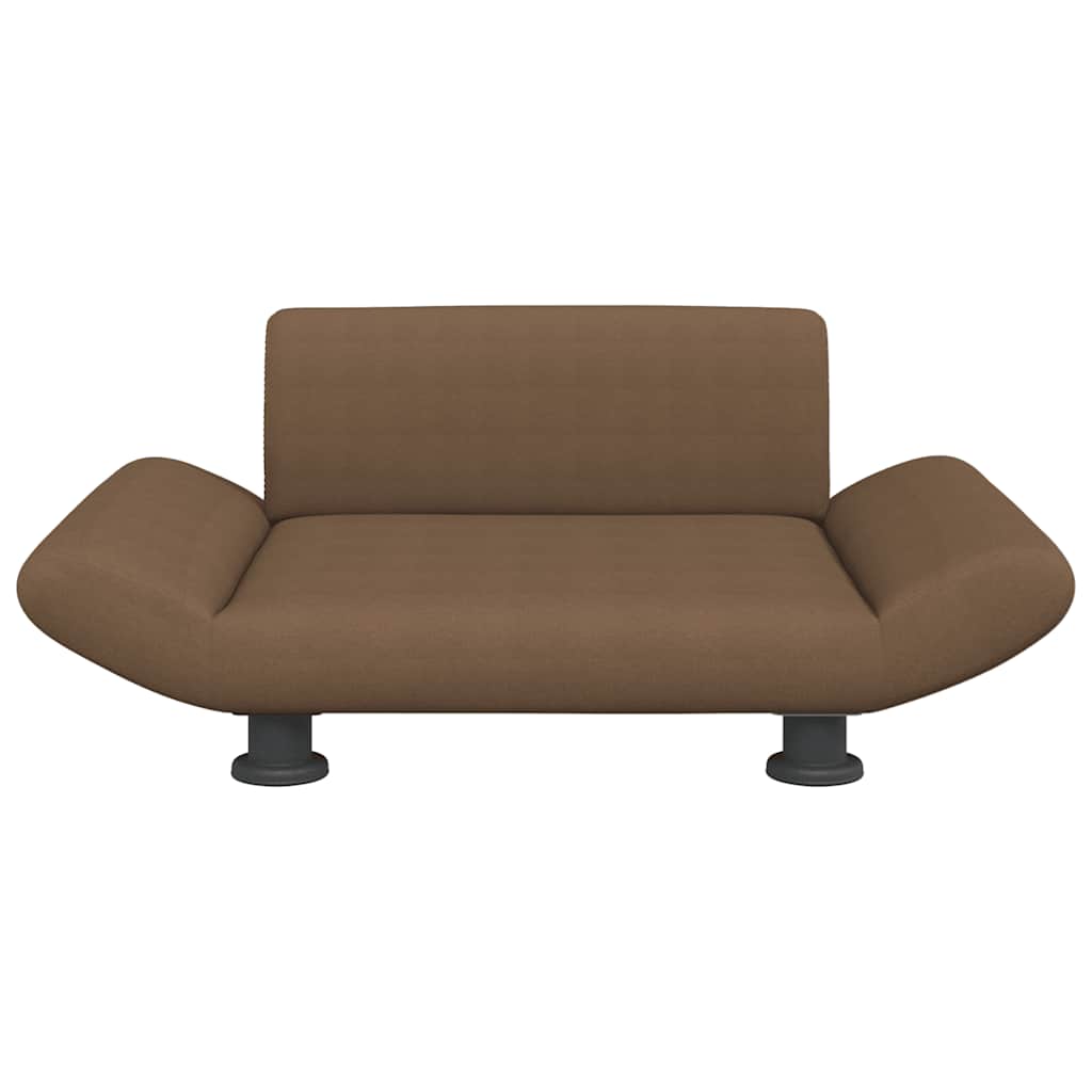 Dog bed brown 70x45x28 cm fabric