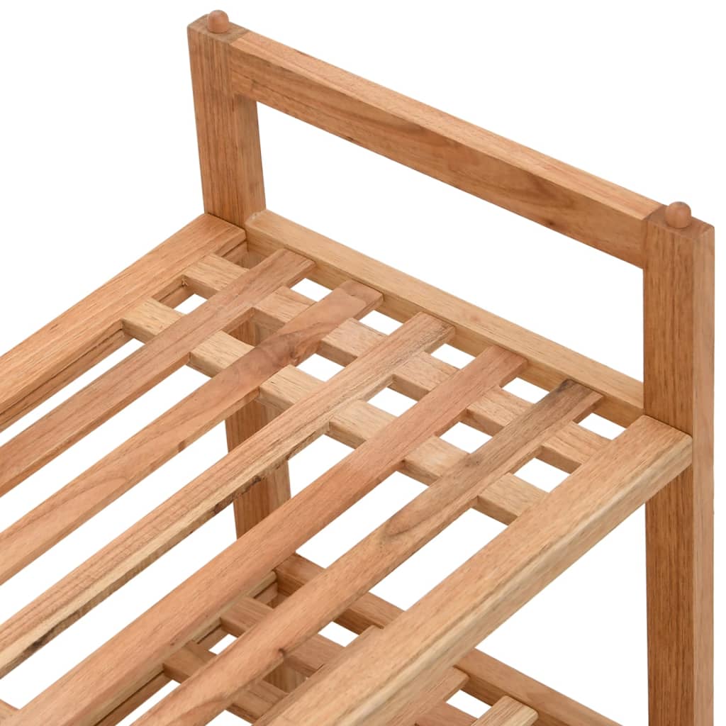 Shoe racks 2 pcs. 69x27x41 cm solid walnut wood