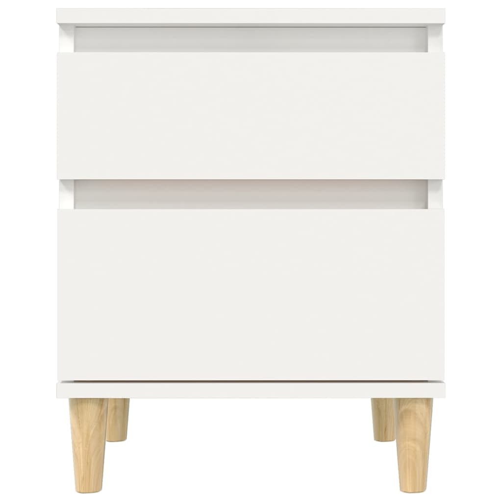 Bedside tables 2 pcs. White 40x35x50 cm
