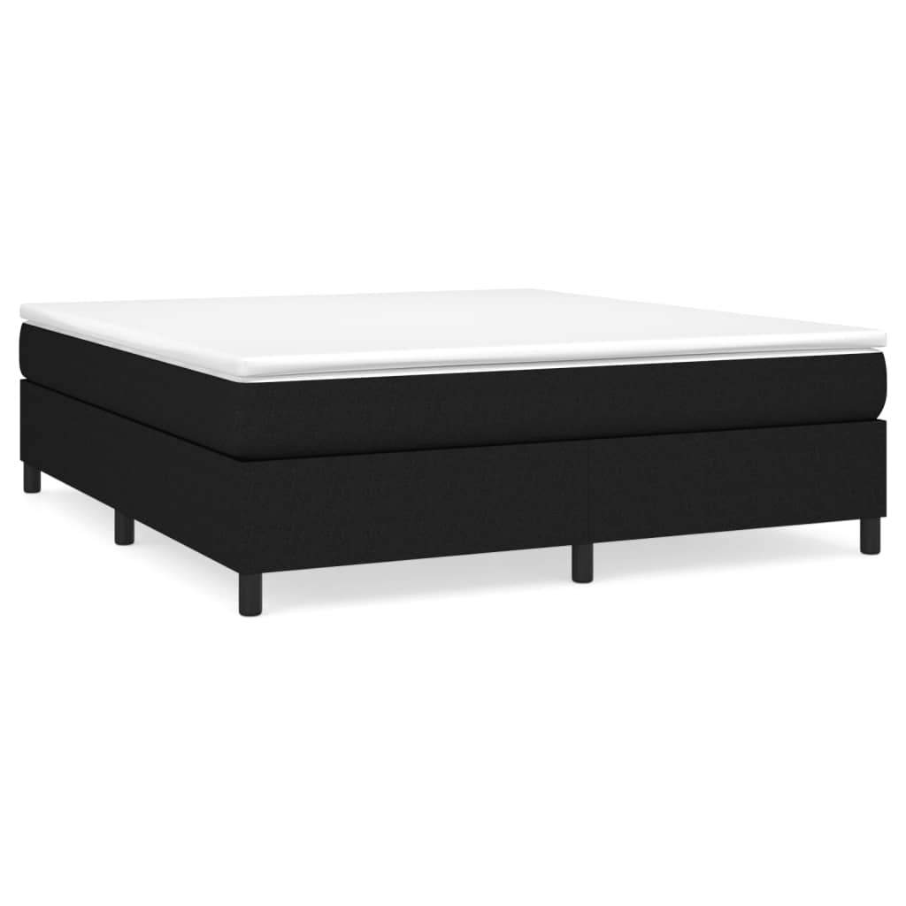 Bettgestell ohne Matratze Schwarz 180x200 cm Stoff