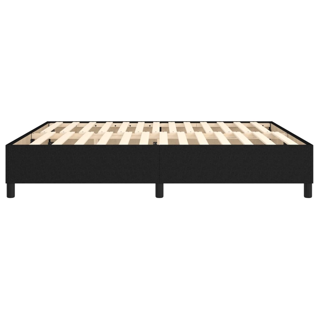 Bettgestell ohne Matratze Schwarz 180x200 cm Stoff