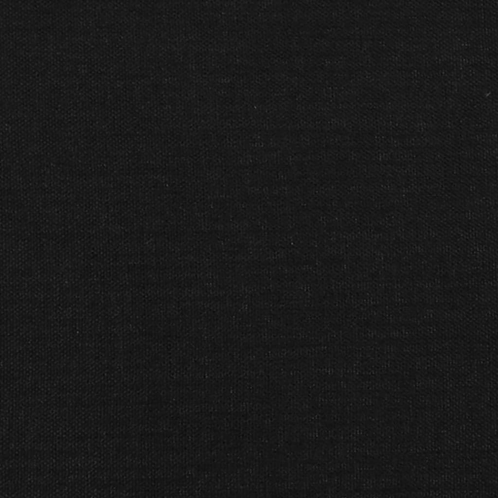 Bettgestell ohne Matratze Schwarz 180x200 cm Stoff