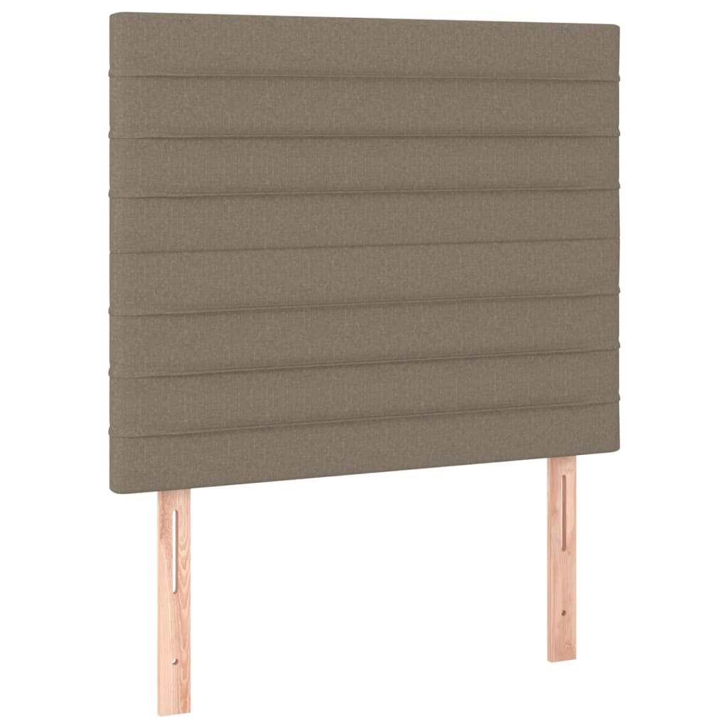 Bettgestell ohne Matratze Taupe 80x200 cm Stoff