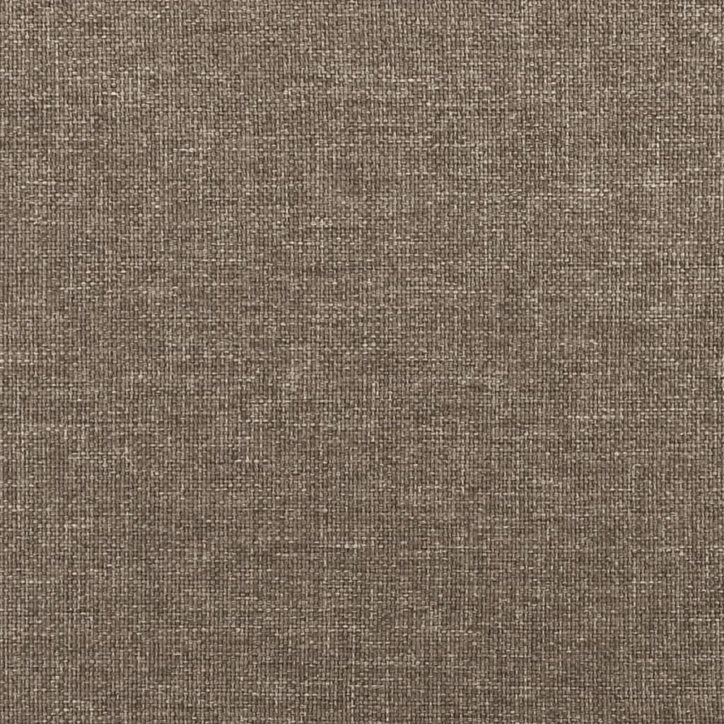 Bettgestell ohne Matratze Taupe 80x200 cm Stoff