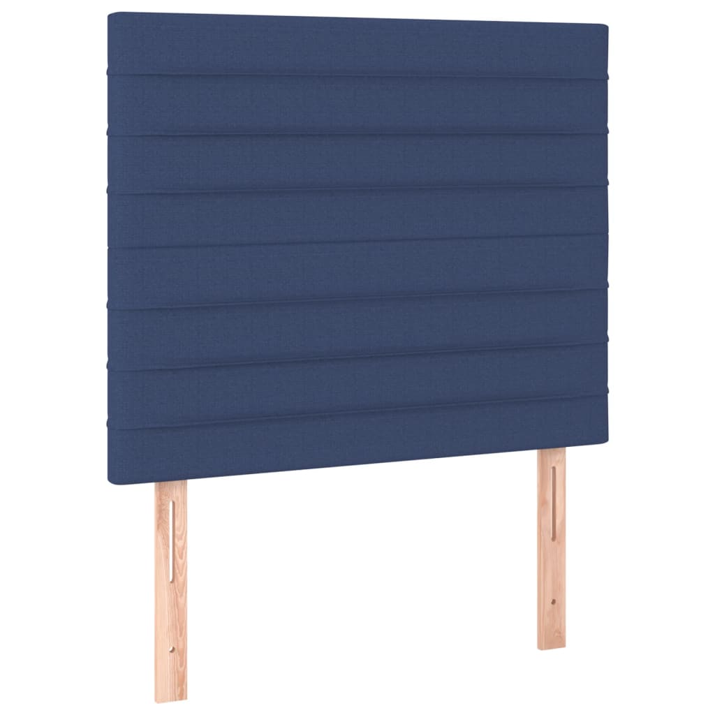 Bettgestell ohne Matratze Blau 80x200 cm Stoff