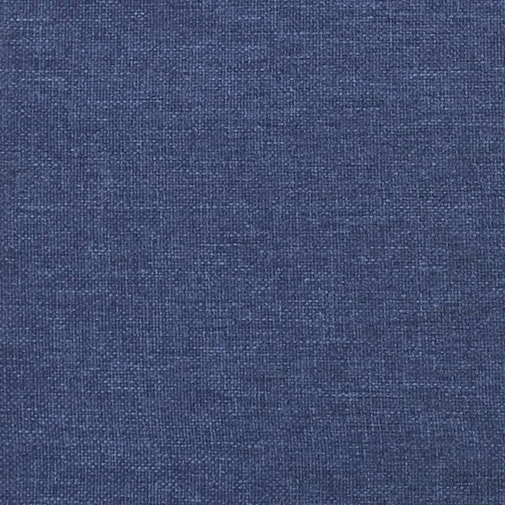 Bettgestell ohne Matratze Blau 80x200 cm Stoff