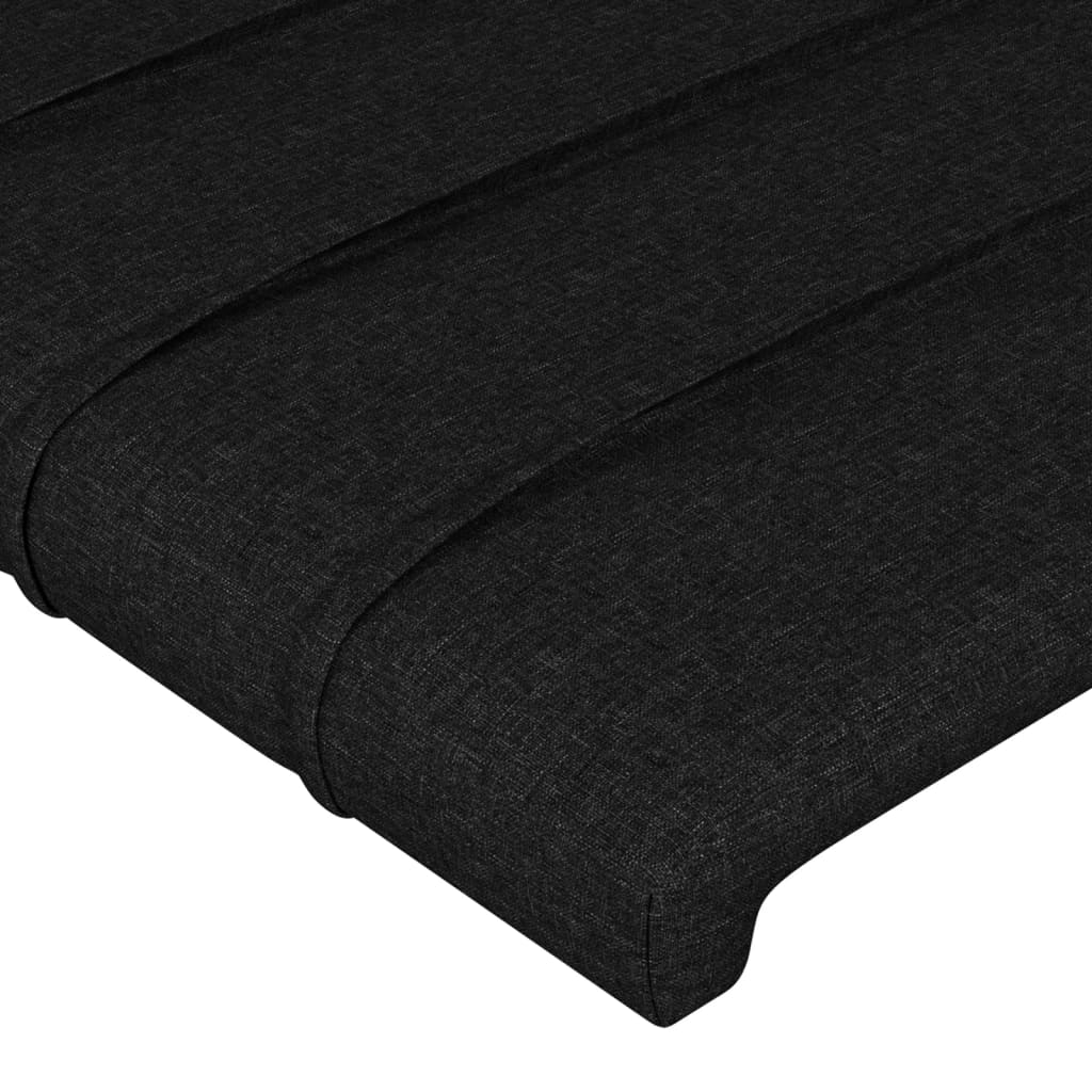 Bettgestell ohne Matratze Schwarz 100x200 cm Stoff