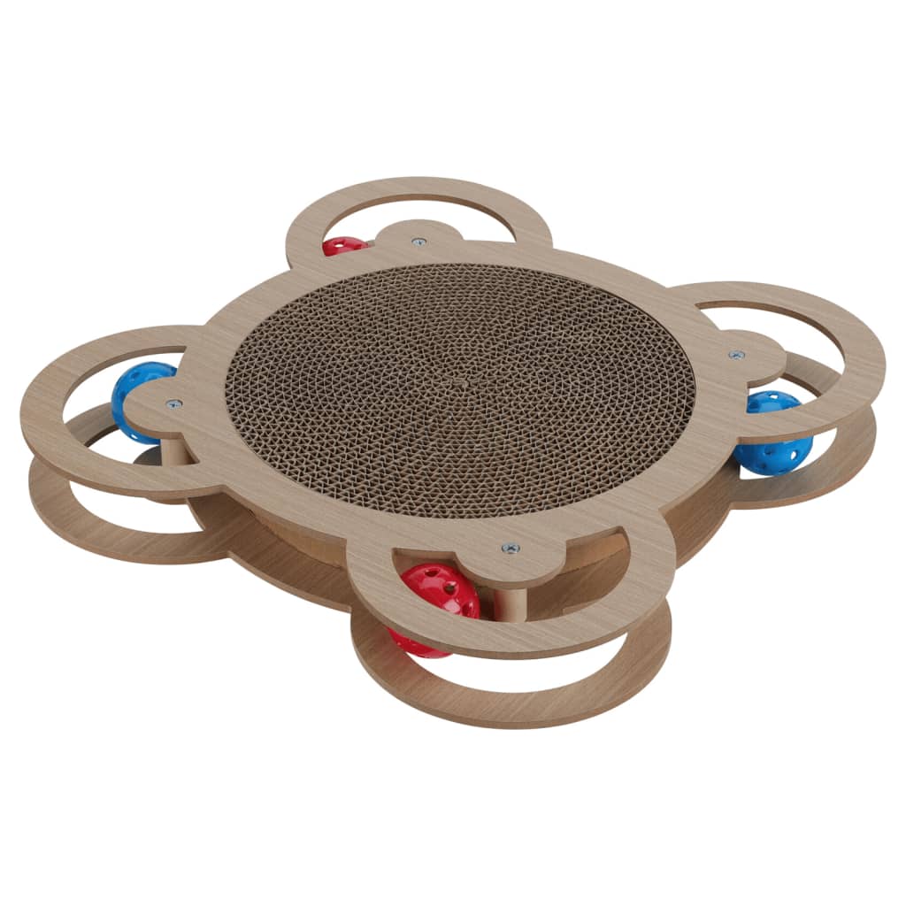 Scratching toy for cats natural 35x35x5 cm