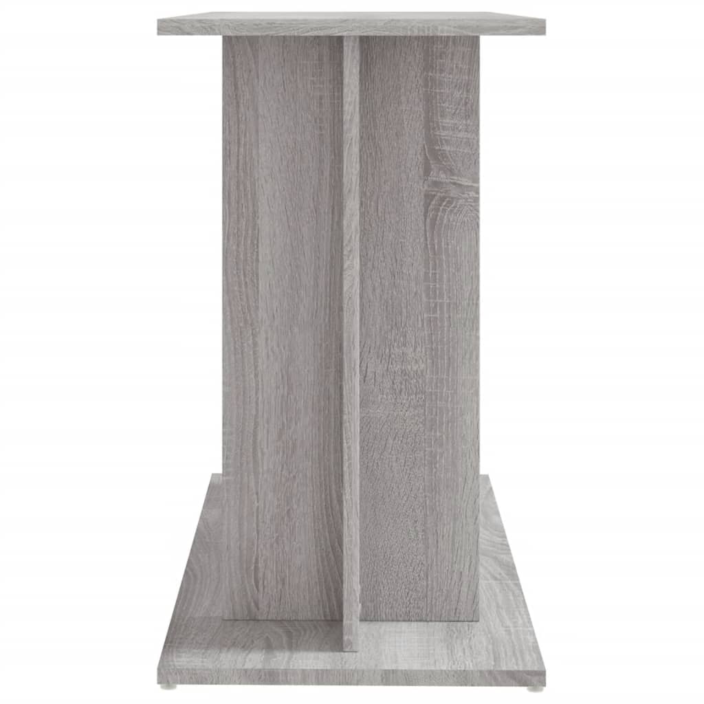 Aquarium Stand Grey Sonoma 80x35x60 cm Wood Material
