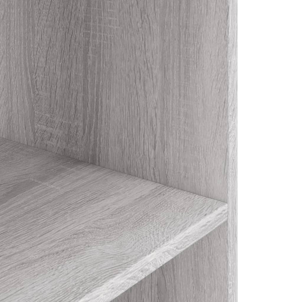 Aquarium Stand Grey Sonoma 80x35x60 cm Wood Material