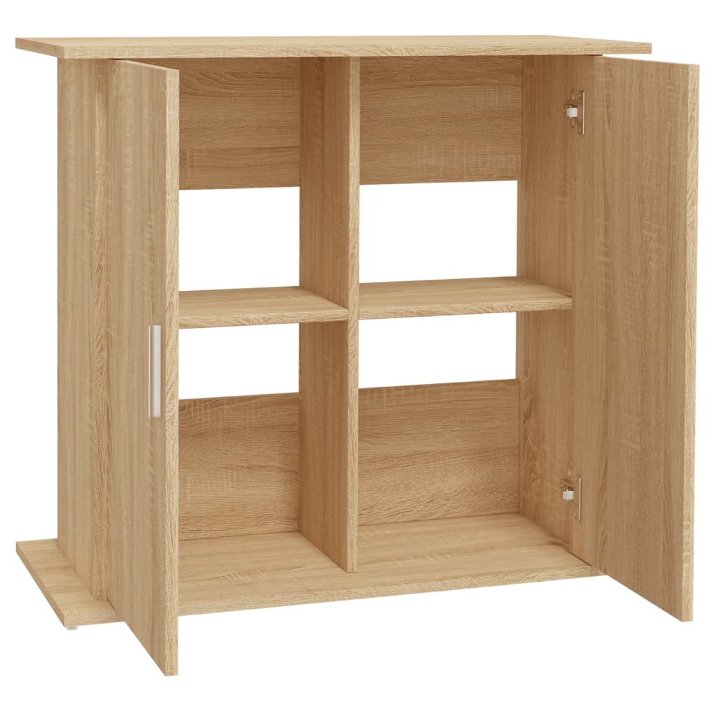 Aquarium stand Sonoma oak 81x36x73 cm wood material