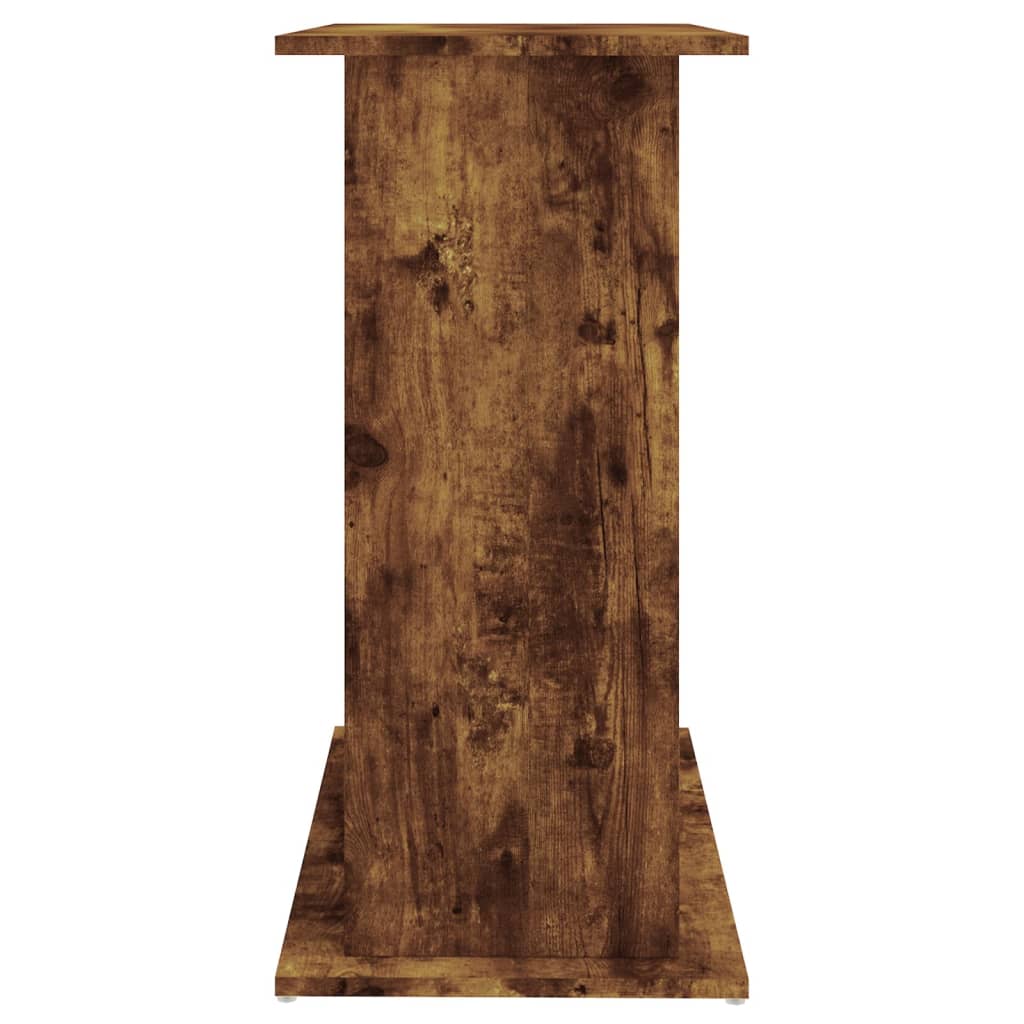 Aquarium stand smoked oak 81x36x73 cm wood material