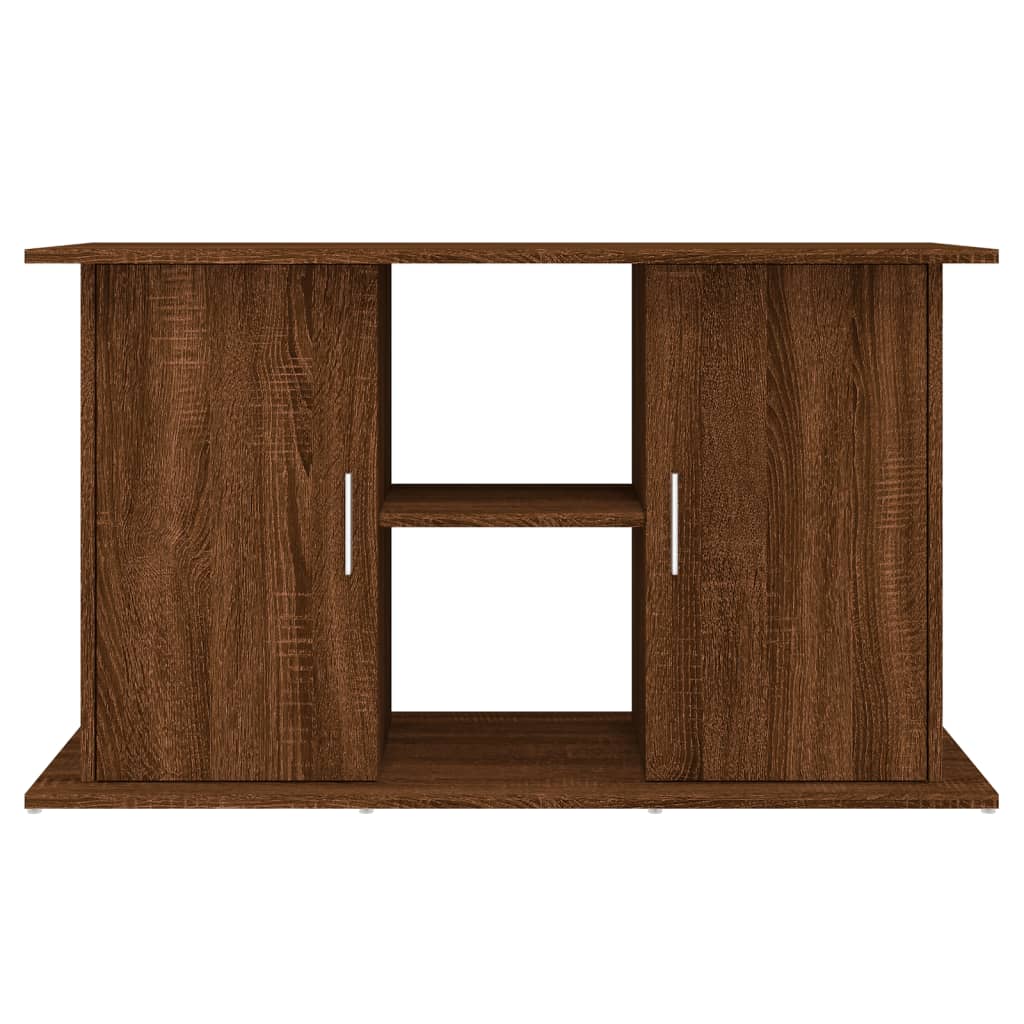 Aquarium Stand Brown Oak Look 101x41x58 cm Wood Material