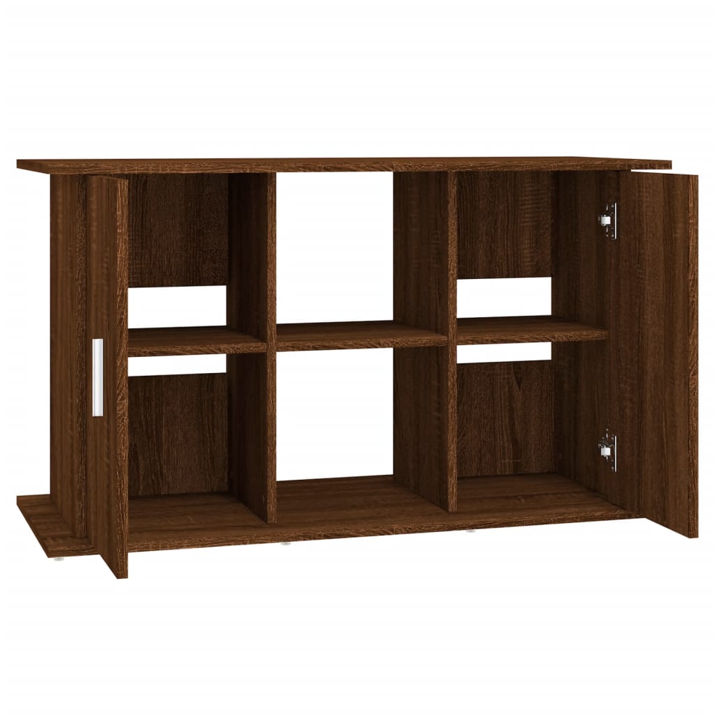 Aquarium Stand Brown Oak Look 101x41x58 cm Wood Material