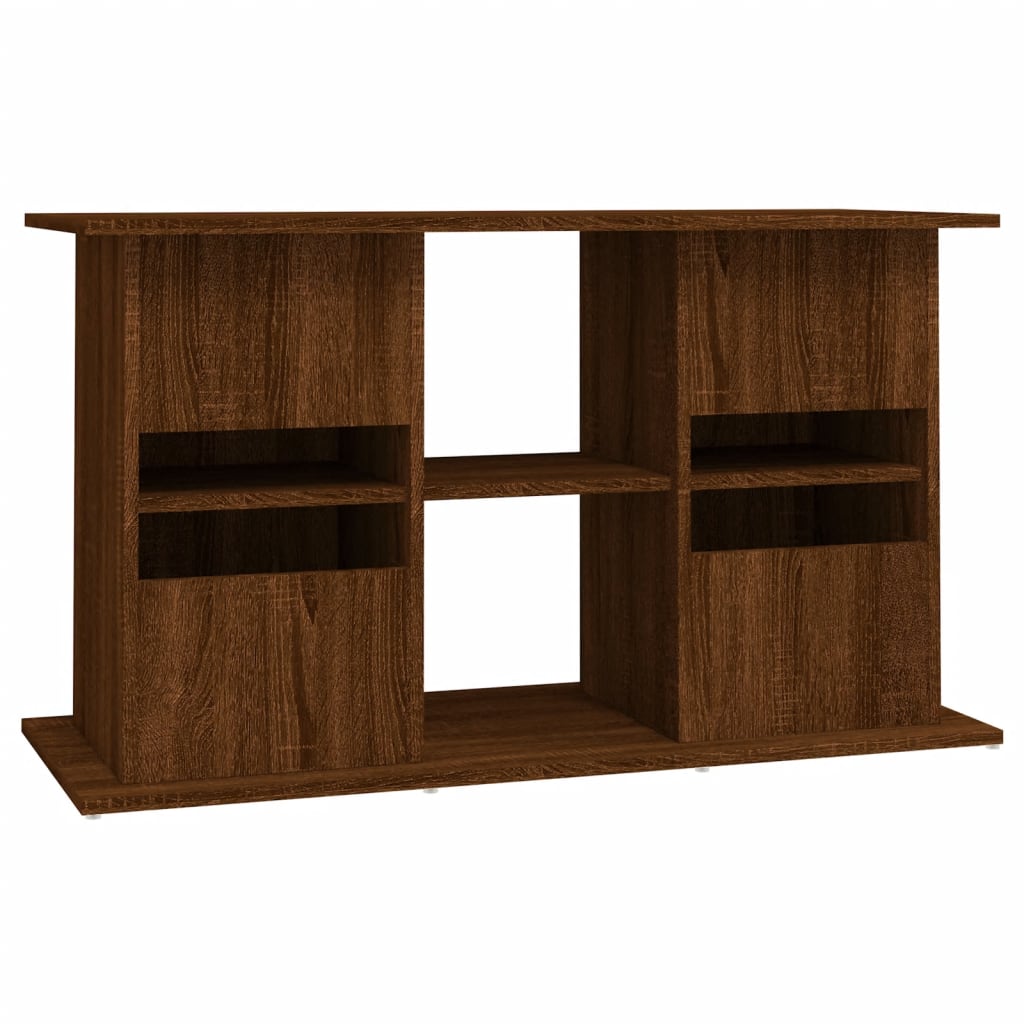 Aquarium Stand Brown Oak Look 101x41x58 cm Wood Material