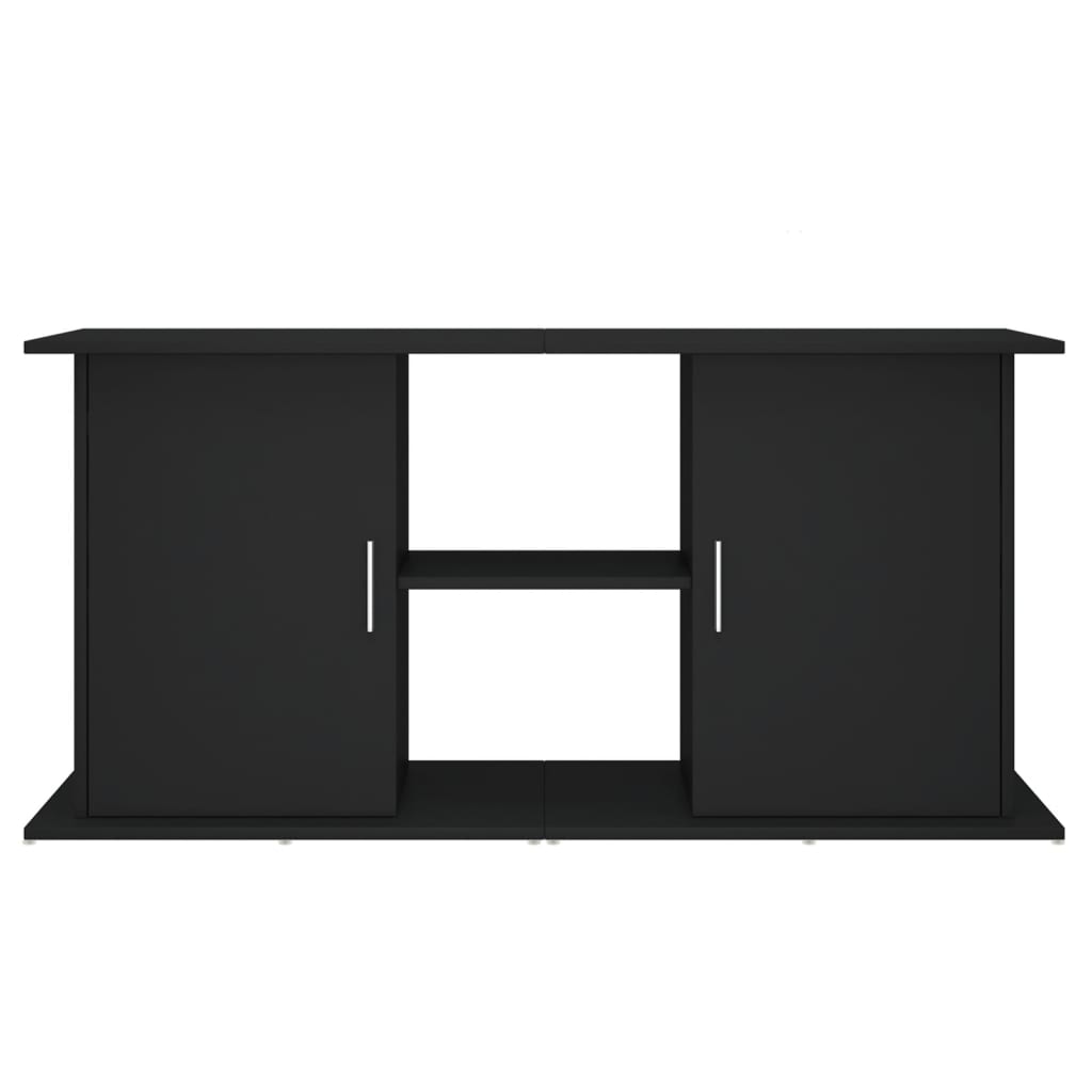 Aquarium Stand Black 121x41x58 cm Wood Material