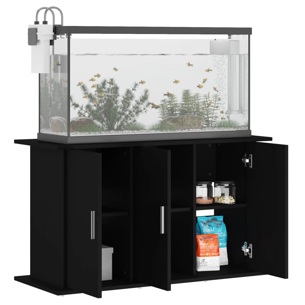Aquarium Stand Black 101x41x58 cm Wood Material