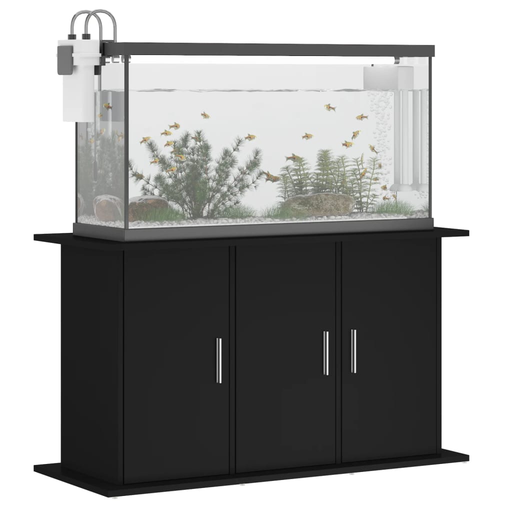 Aquarium Stand Black 101x41x58 cm Wood Material