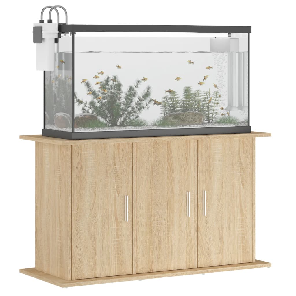 Aquarium stand Sonoma oak 101x41x58 cm wood material