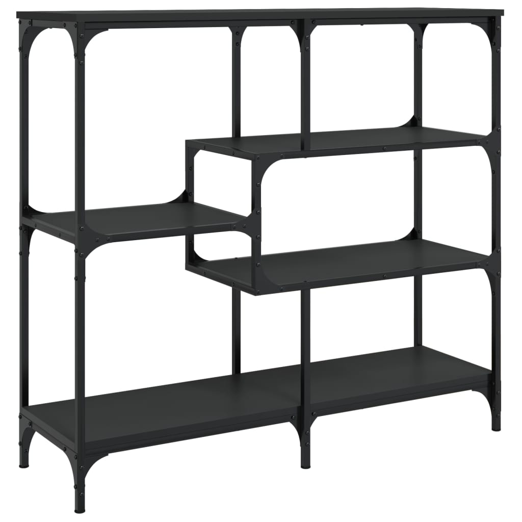 Console Table Black 103x32x95 cm Wood Material