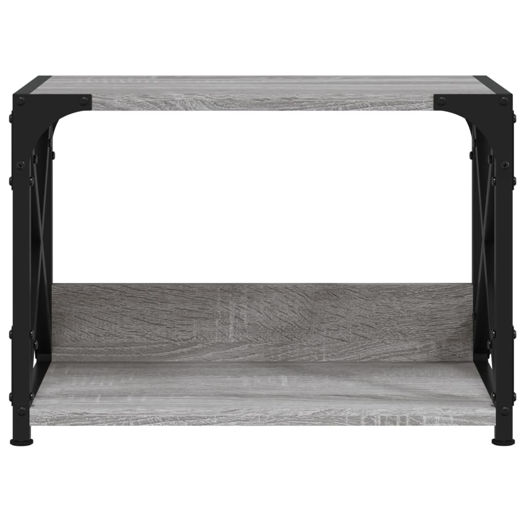 Druckerständer 2 Ablagen Grau Sonoma 44x26x31,5cm Holzwerkstoff