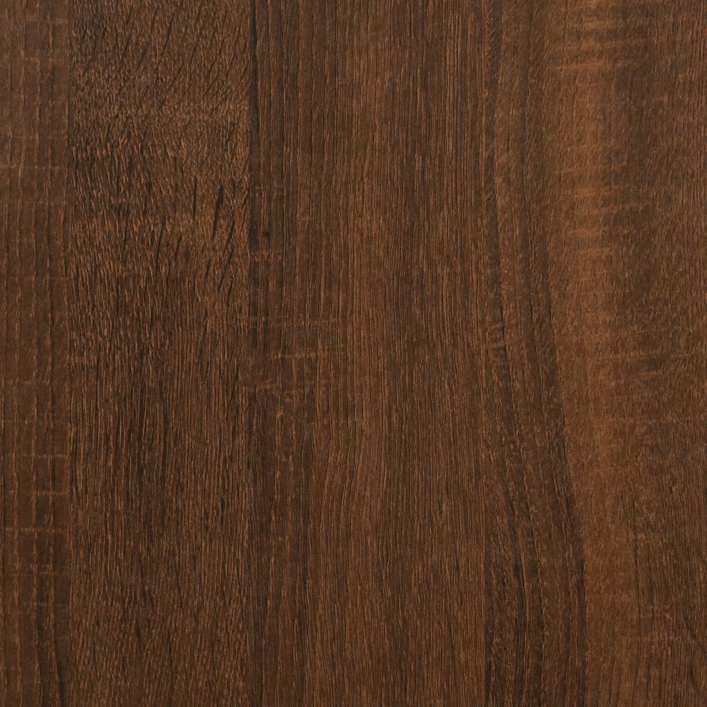 Druckerständer 2 Ablagen Braun Eichen-Optik 44x26x31,5 cm