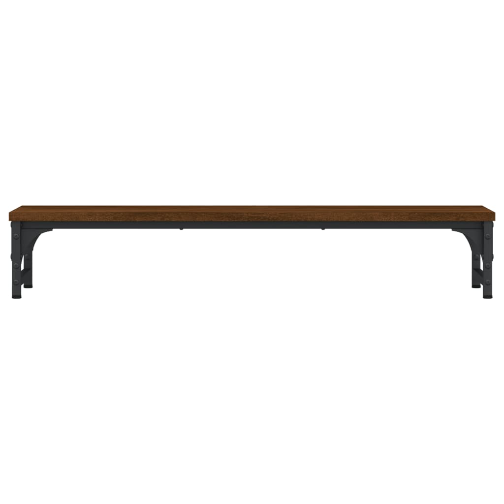 Monitorständer Braun Eichen-Optik 85x23x15,5 cm Holzwerkstoff