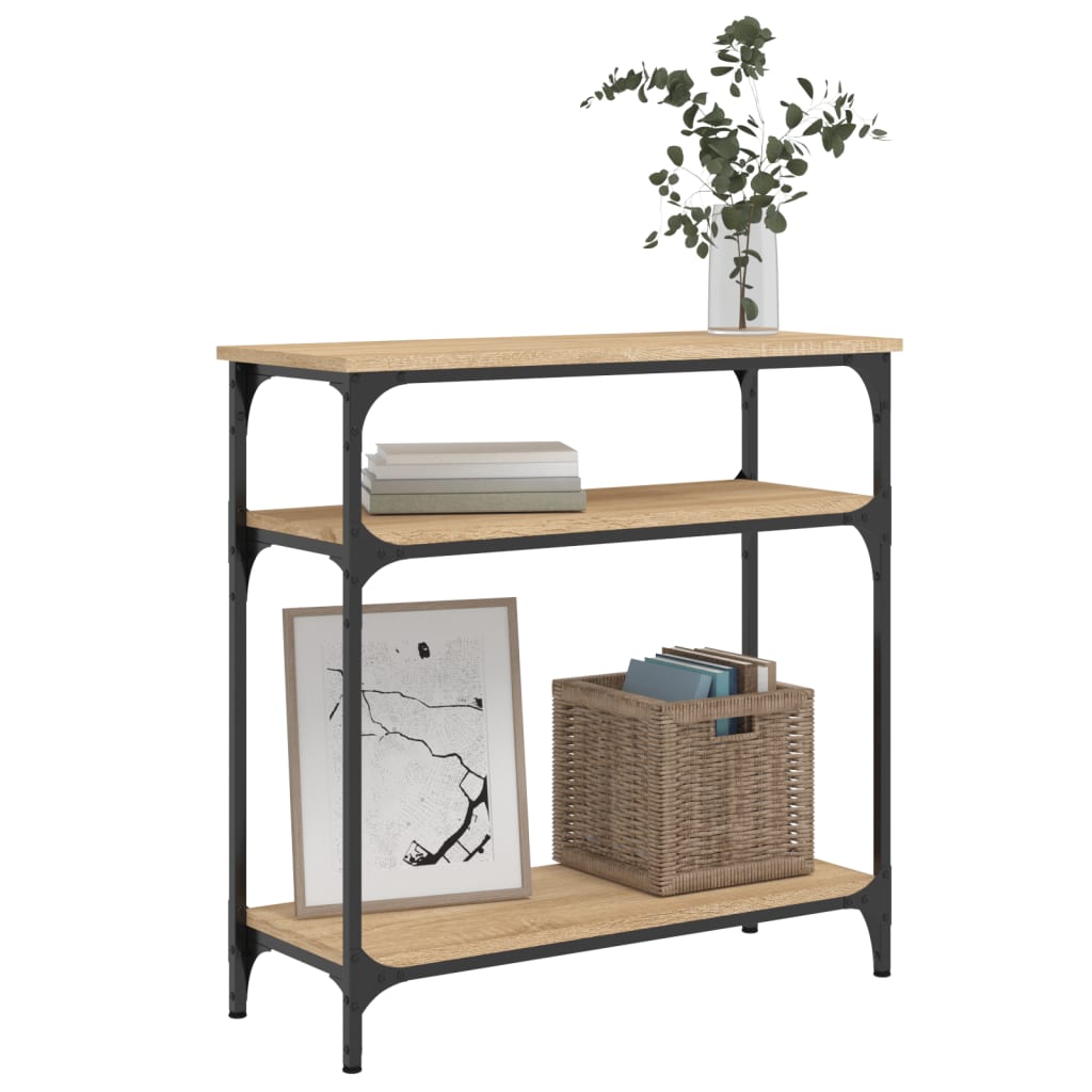 Konsolentisch Sonoma-Eiche 75x29x75 cm Holzwerkstoff