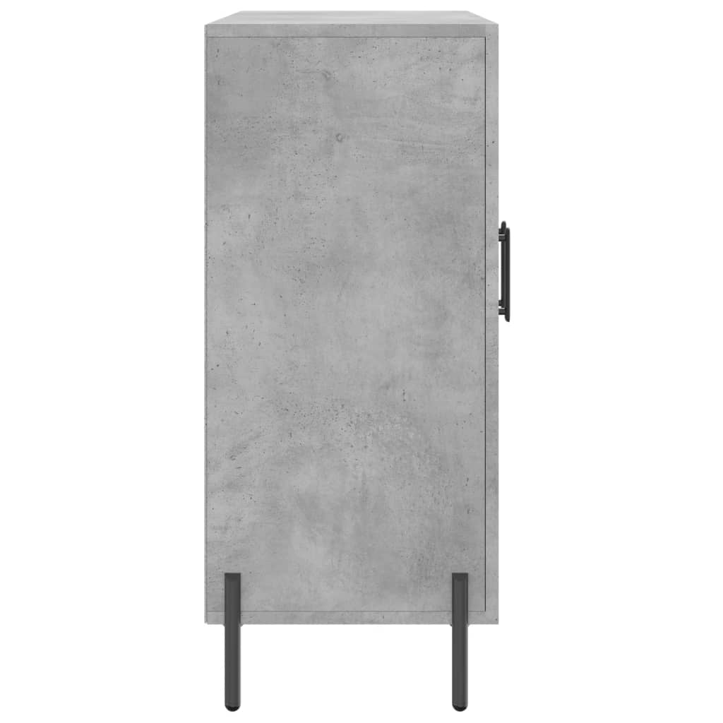 Sideboard Betongrau 90x34x80 cm Holzwerkstoff