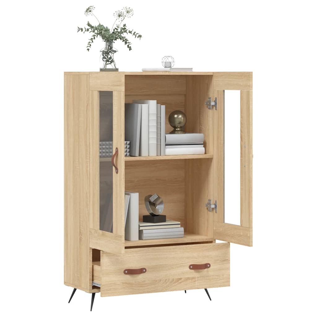 Highboard Sonoma-Eiche 69,5x31x115 cm Holzwerkstoff