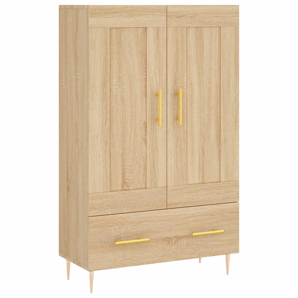 Highboard Sonoma-Eiche 69,5x31x115 cm Holzwerkstoff