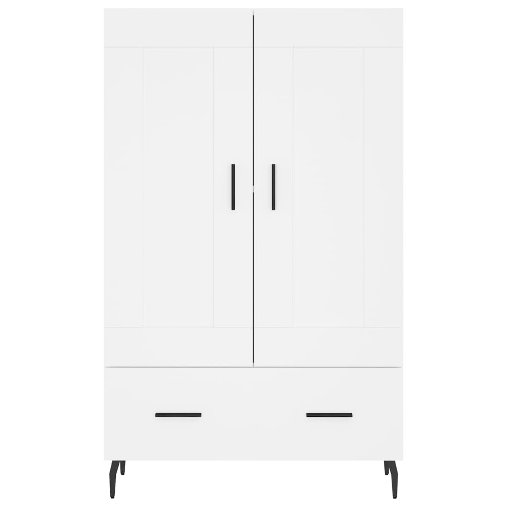 Highboard Weiß 69,5x31x115 cm Holzwerkstoff