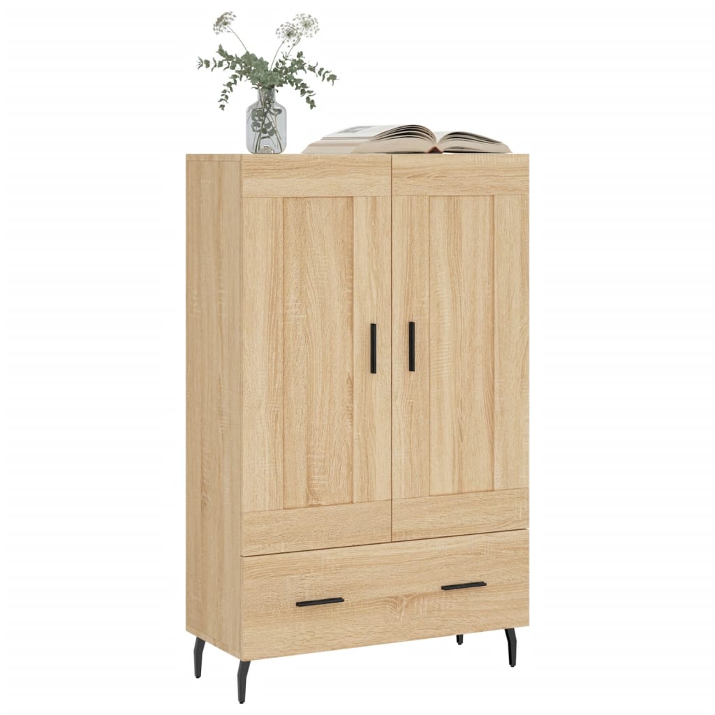 Highboard Sonoma-Eiche 69,5x31x115 cm Holzwerkstoff