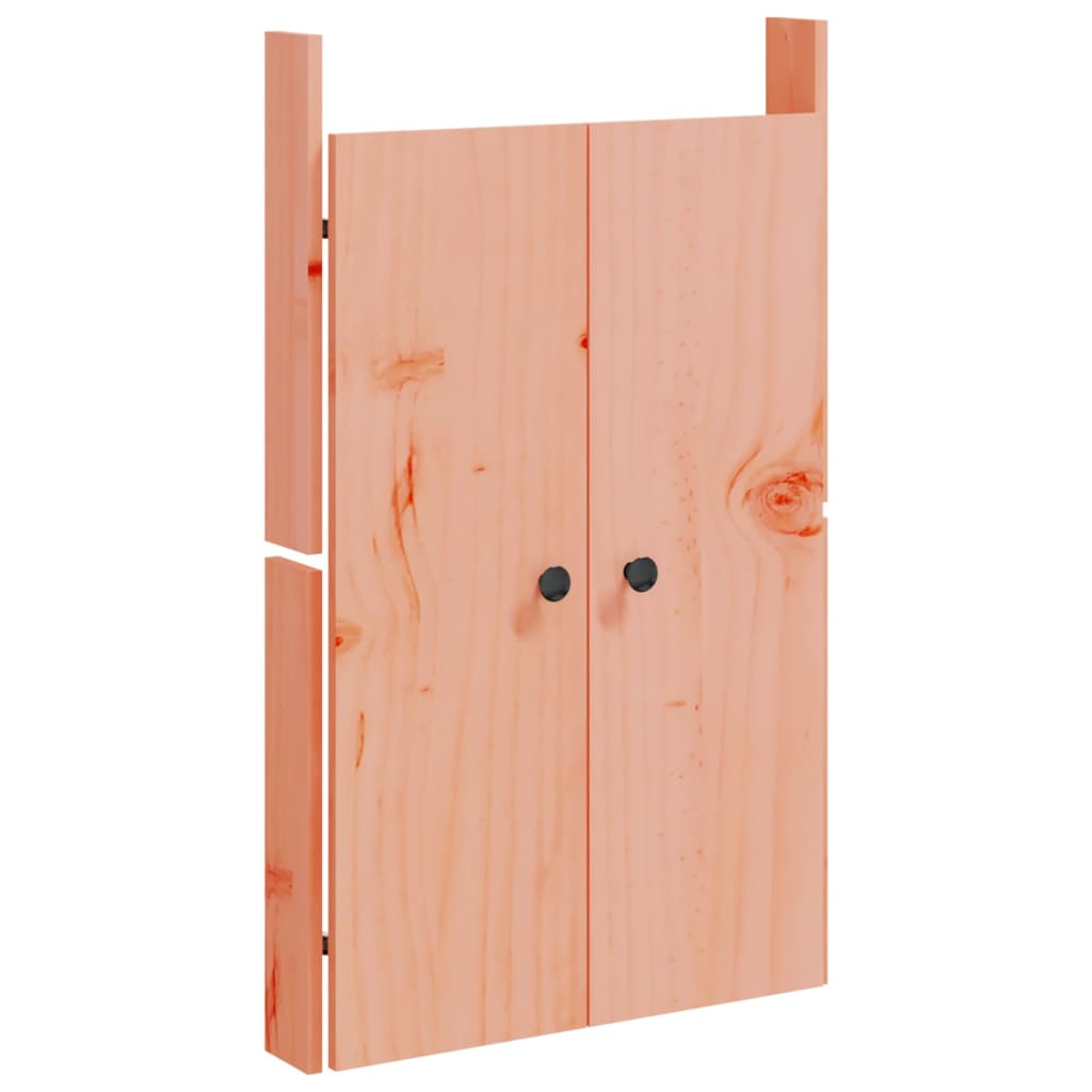 Doors for outdoor kitchen 2 pcs. 50x9x82 cm solid wood Douglas fir