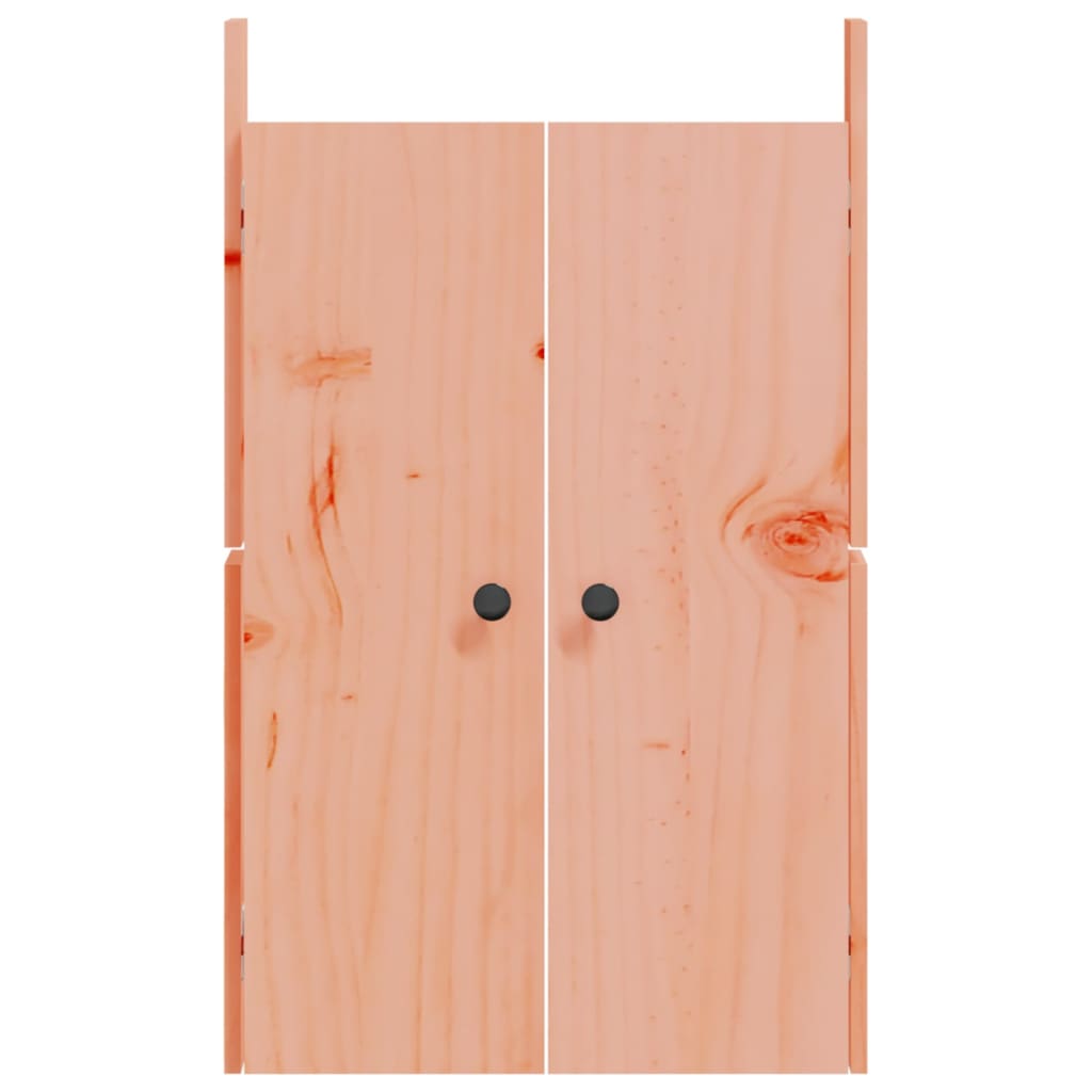 Doors for outdoor kitchen 2 pcs. 50x9x82 cm solid wood Douglas fir