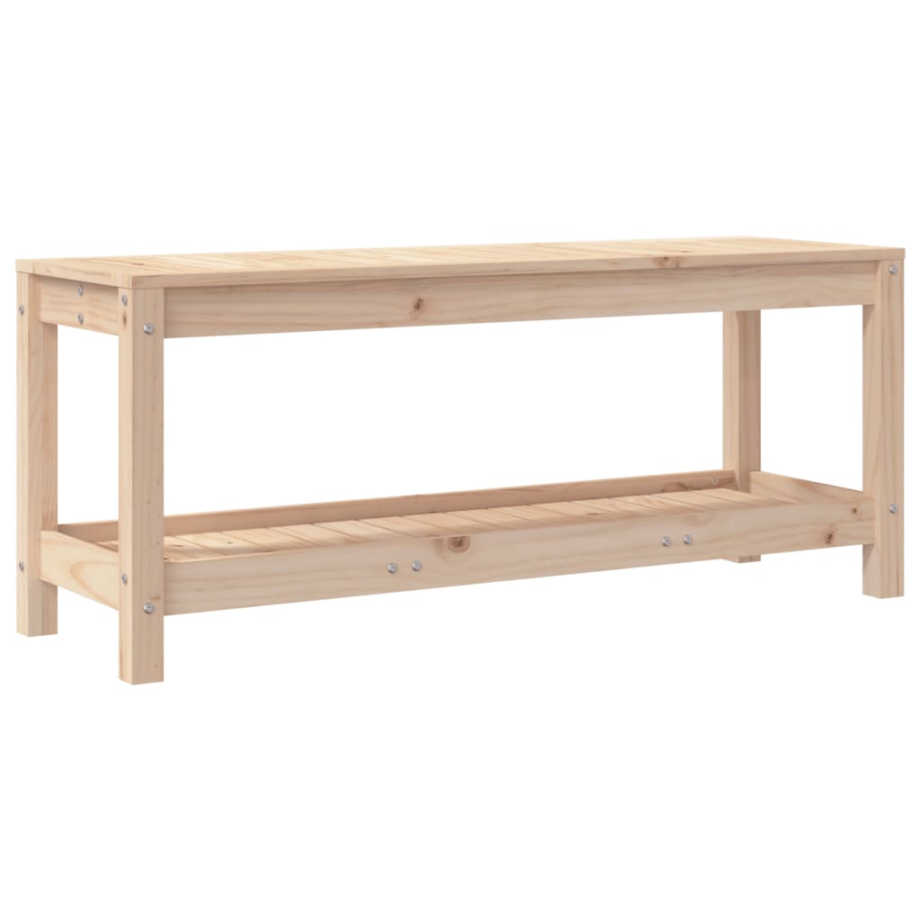 Garden bench 108x35x45 cm solid pine wood