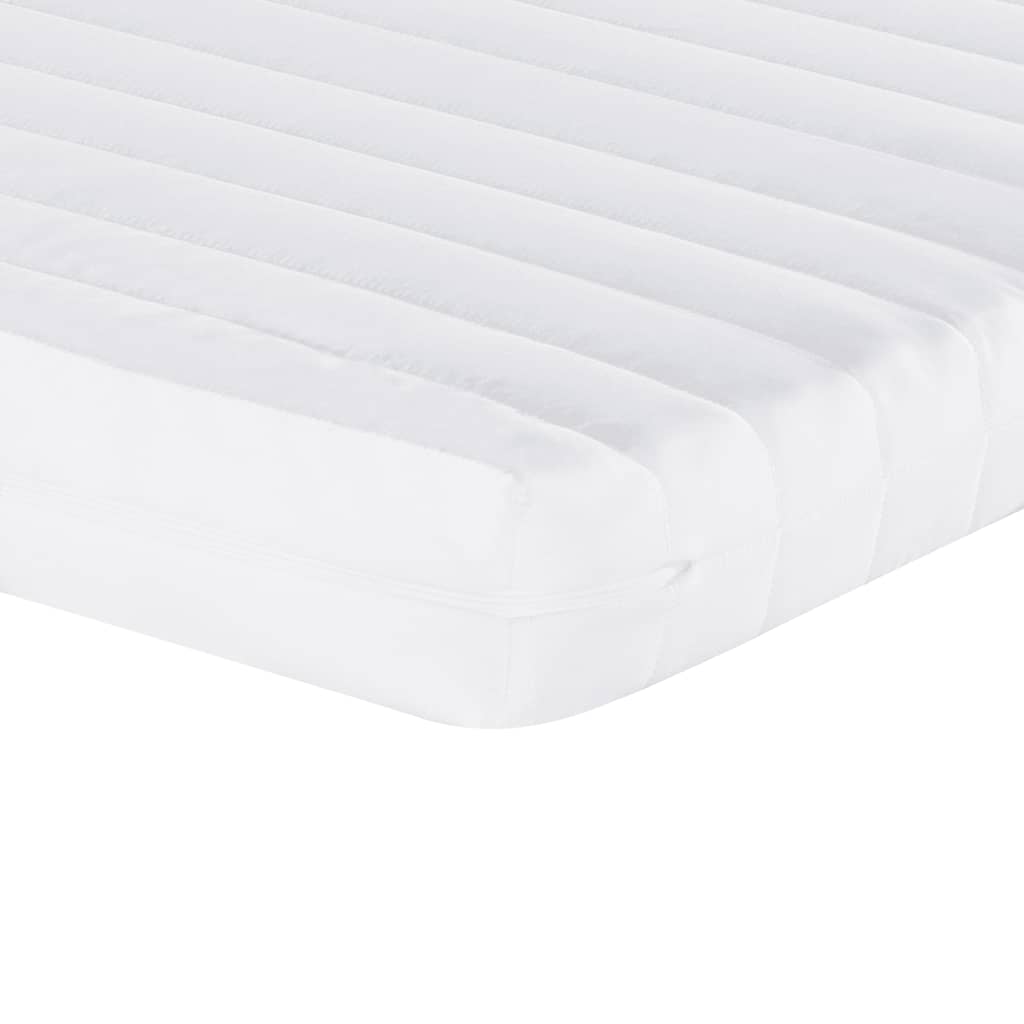 Foam mattress white 100x200 cm 7-zone hardness level 20 ILD