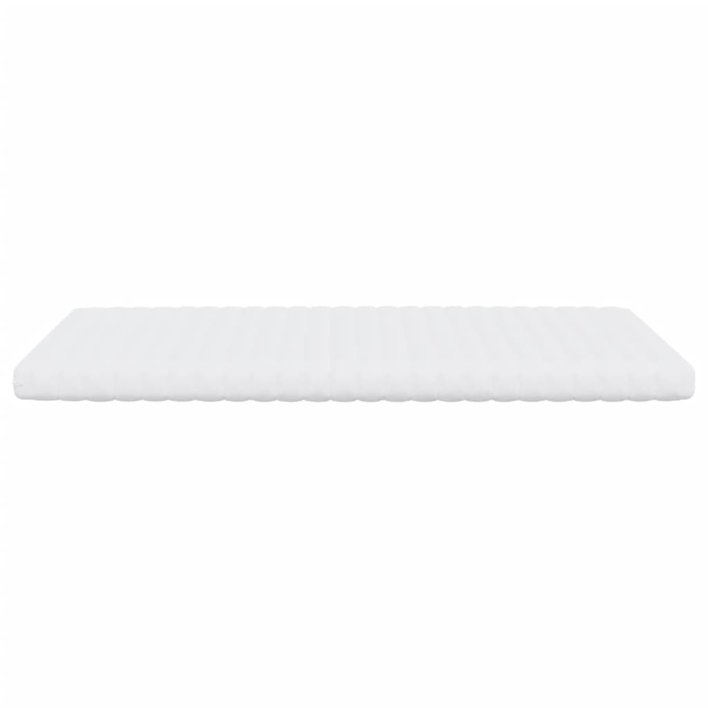 Foam mattress white 140x190 cm 7-zone hardness level 20 ILD