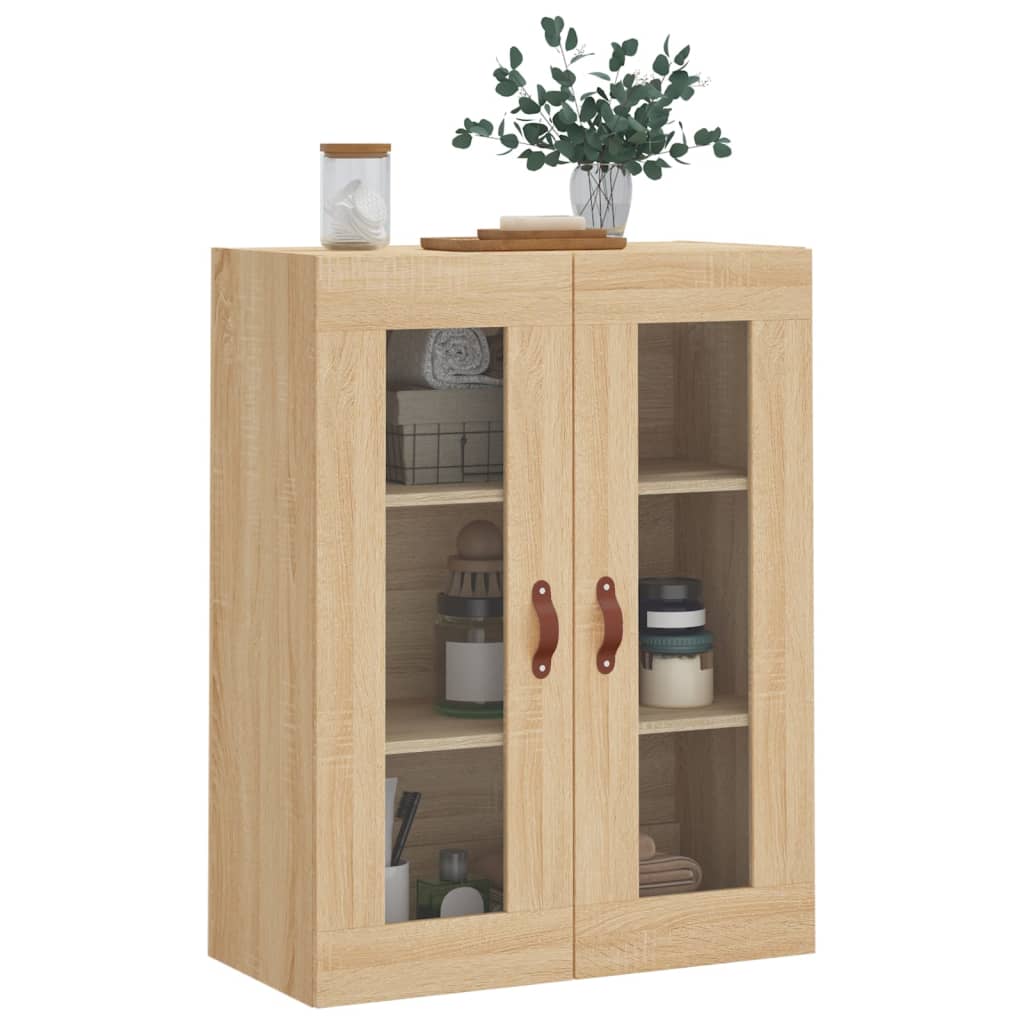 Wandschrank Sonoma-Eiche 69,5x34x90 cm